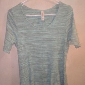 Lularoe blue and grey size Large perfect T